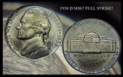 1938-D 5C Jefferson MS66