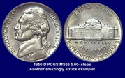 1956-D 5C MS66
