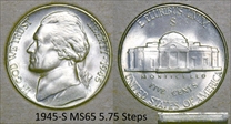 1945-S 5C MS65FS