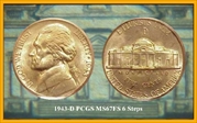 1943-D 5C MS67FS