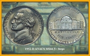 1952-D 5C MS65