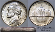1942-S 5C MS67