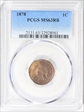1878 1C MS63RB