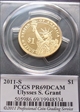 2011-S $1 Ulysses S. Grant with Signature PR69DCAM