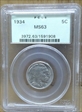 1934 5C MS63