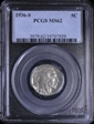 1936-S 5C MS62