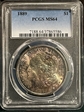 1889 $1 MS64