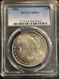 1881 $1 MS64