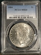 1884 $1 MS64