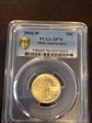 2016-W 25C 100th Anniversary Gold SP70