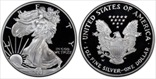 2003-W $1 Silver Eagle Cleveland Eagle with sun PR69DCAM