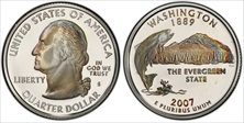 2007-S 25C Washington Silver PR70DCAM