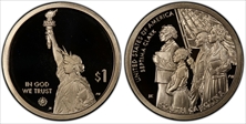 2020-S $1 American Innovation SC Septima Clark PR70DCAM
