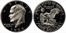 1974-S $1 Clad PR69DCAM