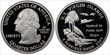 2009-S 25C U.S. Virgin Islands Silver PR70DCAM