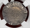 1652 Shilling Pine Tree, No Pellets AU50