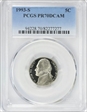1993-S 5C PR70DCAM