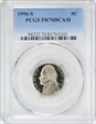 1996-S 5C PR70DCAM