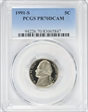1991-S 5C PR70DCAM