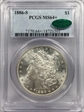 1886-S $1 MS64+ 