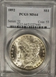 1892 $1 MS64