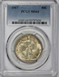 1917 50C MS64