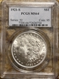 1921-S $1 MS64
