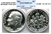 1963 10C PR69DCAM