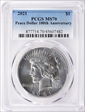 2021 $1 Peace Dollar 100th Anniversary MS70