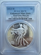2013-W $1 Enhanced Silver Eagle West Point Mint Set SP70