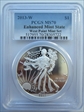 2013-W $1 Enhanced Silver Eagle West Point Mint Set SP70