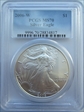 2006-W $1 Burnished Silver Eagle SP70