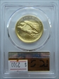 2015-W $100 High Relief  First Strike .9999 Fine Gold Foil MS70
