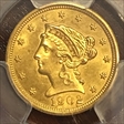 1902 $2.50 MS62
