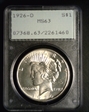 1926-D $1 MS63