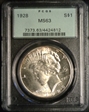 1928 $1 MS63