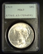 1923 $1 MS63