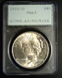1922-D $1 MS63
