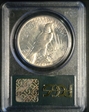 1921 $1 High Relief, Peace MS63