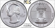 2010 25C Hot Springs NP 5 oz Silver MS65