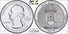 2010 25C Hot Springs NP 5 oz Silver MS67