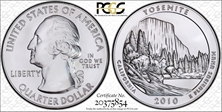 2010 25C Yosemite NP 5 oz Silver MS68PL