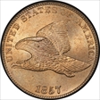 1857 1C Flying Eagle MS66