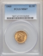 1905 $2.50 MS67