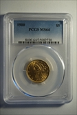 1900 $5 MS64