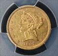 1867 $5 AU55