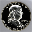 1959 50c Proof Franklin  NGC Proof 67 cameo