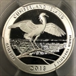 2018-S 25C Cumberland Island NP-Silver First Strike PR70DCAM