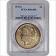 1878-S $1 MS64PL