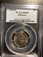 1938-D 5C Jefferson MS65